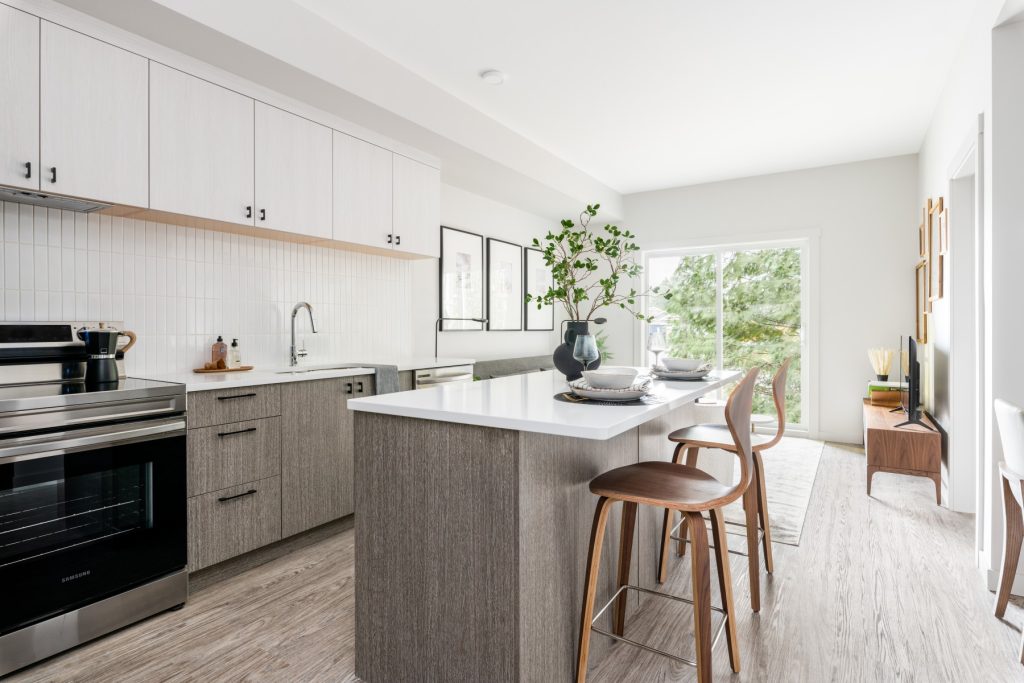 Tidalwood in Ladysmith. Four-storey, multi-family development by Westmark Construction.